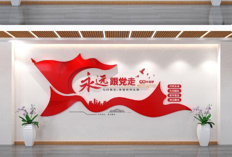 什么是uv党建文化墙？