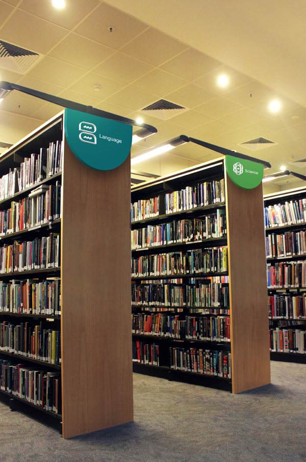图书馆标识标牌